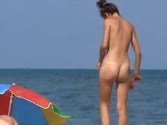 Girl sunbathing